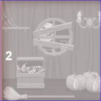 Witchs House Halloween Puzzles action large gif