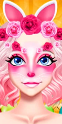 play Easter Face Painting and Makeup Game 