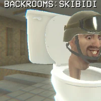 play Backrooms Skibidi Shooter FPS 2 