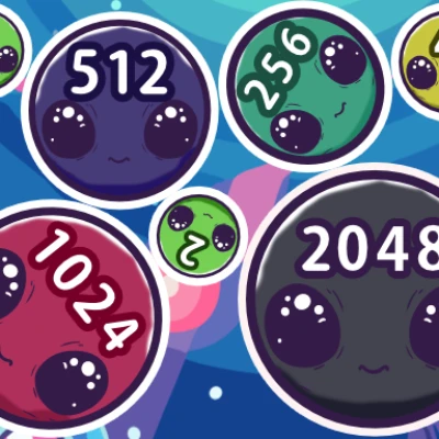 play Alien Merge 2048 