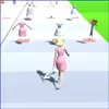 Couple Wedding Race Game action small gif