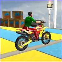 Mega Ramps Bike Stunt Game action large gif