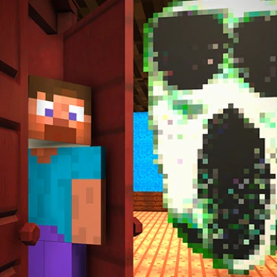 play Craft Doors: Horror Run 
