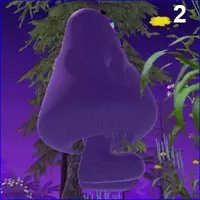 Grimace Only Up action large gif